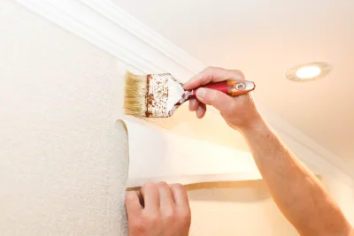 Pose de papier peint à Pérassay — revêtements muraux et toiles de verre